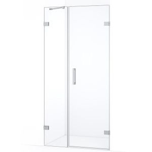 Diamond Douchedeur | 85 cm Chroom Helder glas Draaideur