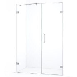 Diamond Douchedeur | 135 cm Chroom Helder glas Draaideur