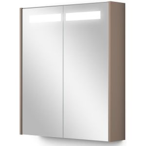 Spiegelkast Met Verlichting Modulo 60x70cm Taupe