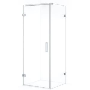 Diamond Douchecabine | 80x80 cm Chroom Helder glas Draaideur Vierkant