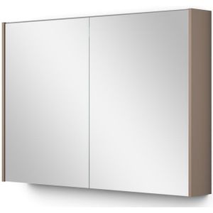 Spiegelkast Met Verlichting Modulo 100x70cm Taupe