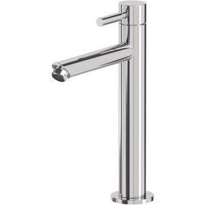 Hoge Fonteinkraan Radius Chrome, Koudwaterkraan, Chroom