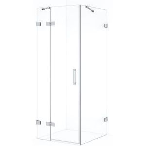 Diamond Douchecabine | 80x80 cm Chroom Helder glas Draaideur Vierkant