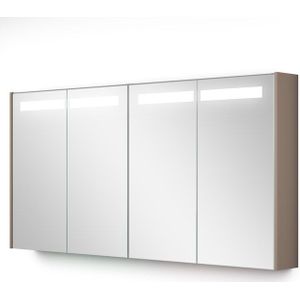 Spiegelkast Met Verlichting Modulo 140x70cm Taupe