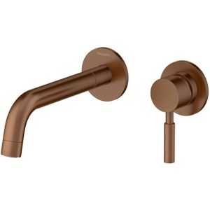 Inbouw Wastafelkraan Radius Copper, Eéngreeps Mengkraan, Koper