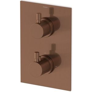 Inbouw Douchekraan Radius Copper, Thermostatisch, Koper