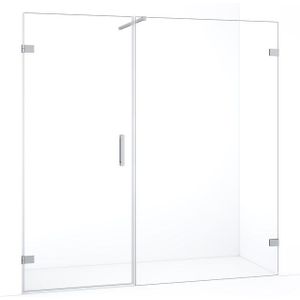 Diamond Douchedeur | 175 cm Chroom Helder glas Draaideur