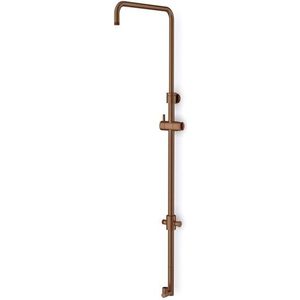 Douchestang voor Opbouw Regendoucheset Radius Copper, met Verstelbare Handdouchehouder, Koper