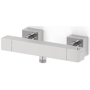 Thermostatische Douchekraan Cubic Chrome, Chroom