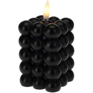 Nampook - LED Kaars - Zwart - 6x8,8 cm - Warm Wit