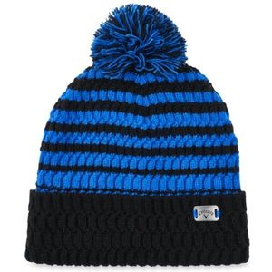 Callaway Pom Pom Beanie golfmuts (blauw-zwart)