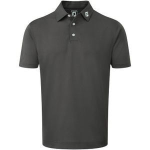 FootJoy Stretch Pique heren golfpolo shirt (donkergrijs)