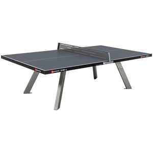 Coverify Tafeltennistafelafdekking, waterdicht, Oxford-beschermhoes voor tafeltennistafel, outdoor, tafeltennistafel, afdekking, weerbestendig, zwart -wit (165 x 85 x 165 cm