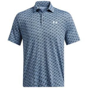 Under Armour Heren Playoff 3.0 Printed Polo Midnight Navy