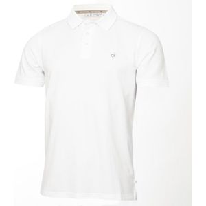 Calvin Klein heren golfpolo shirt (wit)