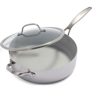 Hapjespan - Zwart - Aluminium - 28 cm