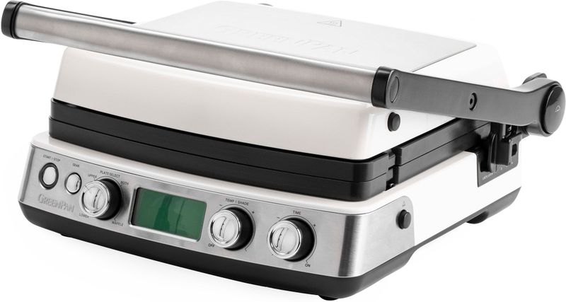 Greenpan Elite - Contactgrill - Cream - PFAS-vrij - Openklapbaar