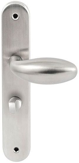 Knopkruk Golf op ovaal langschild WC63/8mm - RVS