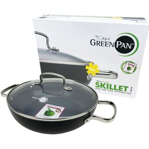 GreenPan Sauteuse Met Deksel 24cm - Bali-reeks: Gezond en Duurzaam Koken met Thermolon Keramische Antikleeflaag