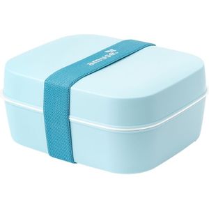 Amuse - Lunchbox 3-in-1 - Blauw - Microgolfoven Veilig - Vaatwasser Bestendig