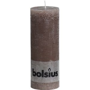 Bolsius Rustieke Stompkaars Taupe 190/68mm