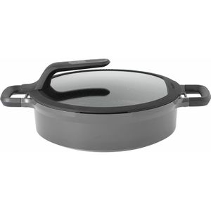 BergHOFF GEM Sauteerpan 2 Handvaten Met Deksel Stay Cool Grijs O28cm