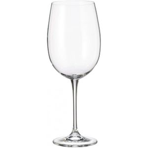 Crystal Bohemia Rode Wijnglas Fulica 640ml 6 stuks