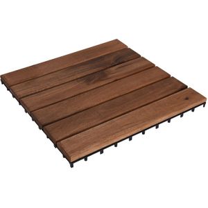 Pro Garden Terrastegels Gelijnd 30x30cm 9 stuks