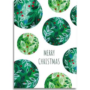 Art by Andu Wenskaart Christmas Balls