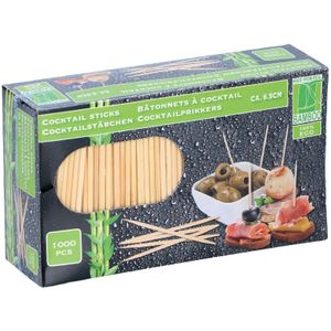 Cocktailprikkers Bamboo 1000 stuks