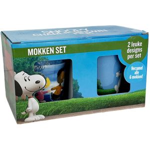 Snoopy Mokkenset 250ml 2-delig