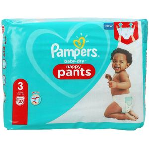 Pampers Pants Baby Dry Size 3 (6-11kg) 37 stuks