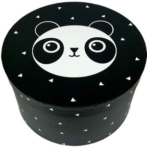 J-Line Opbergdozen Panda O32x18cm 3-delig