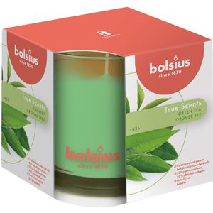 Bolsius Geurglas True Scents Green Tea 95/95mm