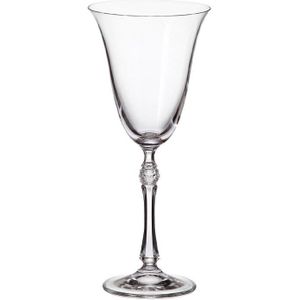 Crystal Bohemia Rode Wijnglas Parus 250ml 6 stuks
