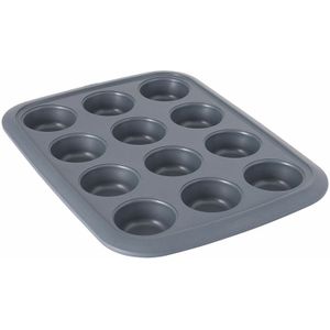 BergHOFF GEM Cupcake Vorm Met 12 Cups Grijs 38x28,5x3cm