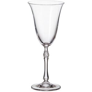 Crystal Bohemia Rode Wijnglas Parus 350 ml 6 stuks