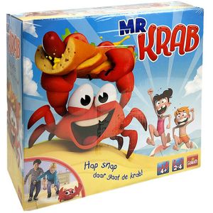 Mr. Krab - Het Vlugge Krab Gezelschapsspel voor Kinderen | Leeftijd 4+ | 2-4 Spelers