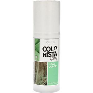 L'Oreal Haarkleur Colorista Spray 1-Day Colour Mint 75ml