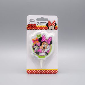 Minnie Mouse Taart Kaars (7,5cm) (2D) (deKora)