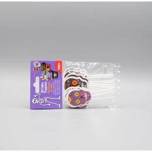 Halloween Papieren Prikkers (16 stuks) (deKora)