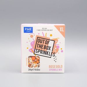 Rose en Gouden Sprinkle Mix (Out of the Box) (250g) (PME)