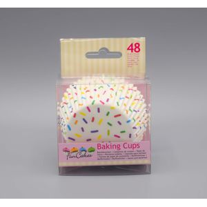 Sprinkles Baking Cups (48 stuks) (FunCakes)