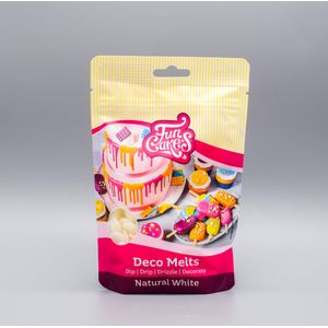 Witte Deco Melts (250g) (FunCakes)