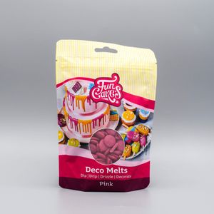 Roze Deco Melts (250g) (FunCakes)