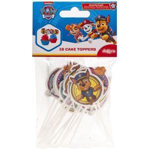 Paw Patrol Papieren Prikkers (16 stuks) (deKora)