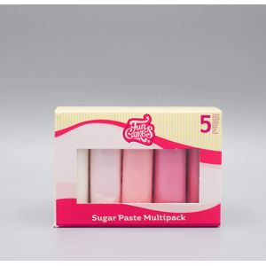 Roze Palet Rolfondant Multipack (5x 100g) (FunCakes)