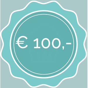 Cadeaubon van 100 Euro (digitaal)