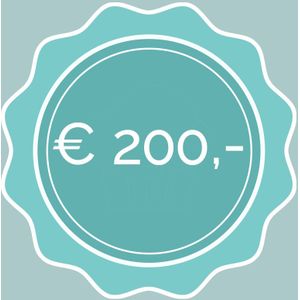Cadeaubon van 200 Euro (digitaal)