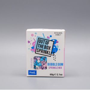 Bubblegum Sprinkle Mix (Out of the Box) (60g) (PME)